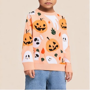 Stylish and comfortable long-sleeved sweatshirt for girls