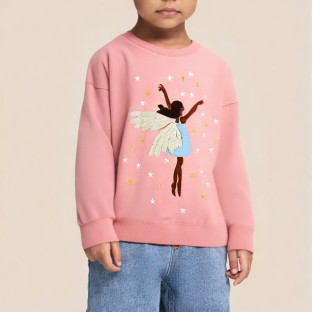 Autumn casual round neck girls' sweatshirt