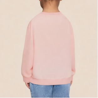 High-quality pure cotton girls' sweatshirt