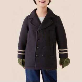 New design winter warm long coat for boys
