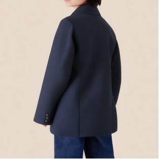 Classic and comfortable long coat for boys