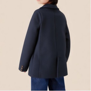 Warm and comfortable long coat for boys