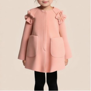High-quality pink winter coat for girls