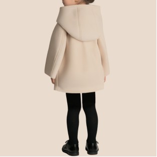 Warm and loose-fitting long-sleeved coat for girls