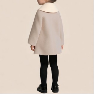 Stylish and cute bunny ear girl coat