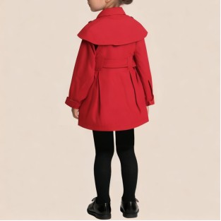 Stylish and simple thickened coat for girls