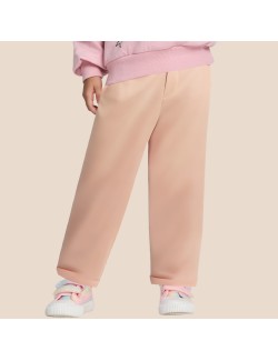 Elegant and simple elastic waist girls' pants
