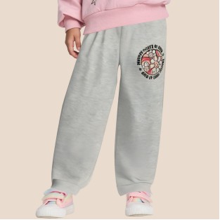 Gray comfortable and stylish girls' sports pants