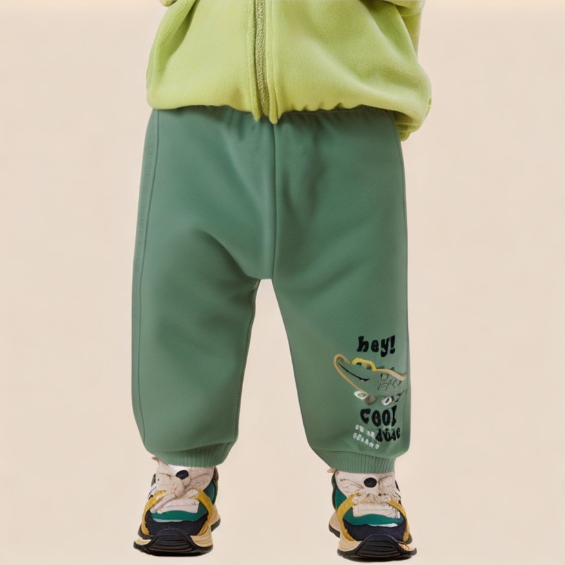 Soft pure cotton boys' sports pants