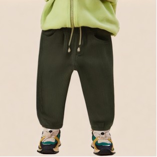 Soft and comfortable elastic waistband boys' pants