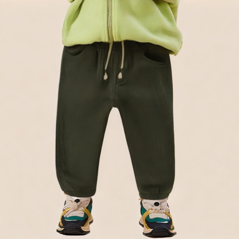 Soft and comfortable elastic waistband boys' pants