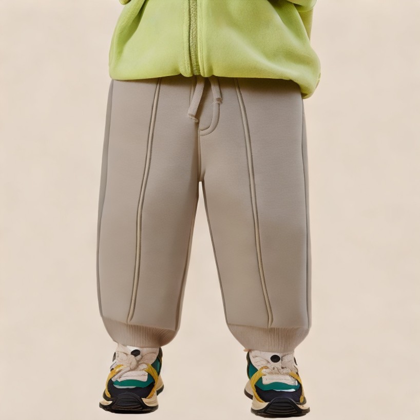 Elastic waist soft boys' jogger pants