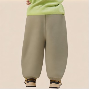 Elastic waist soft boys' jogger pants